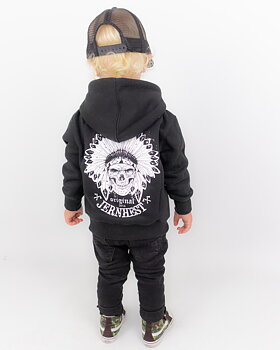 Little Native Zip Hood Black