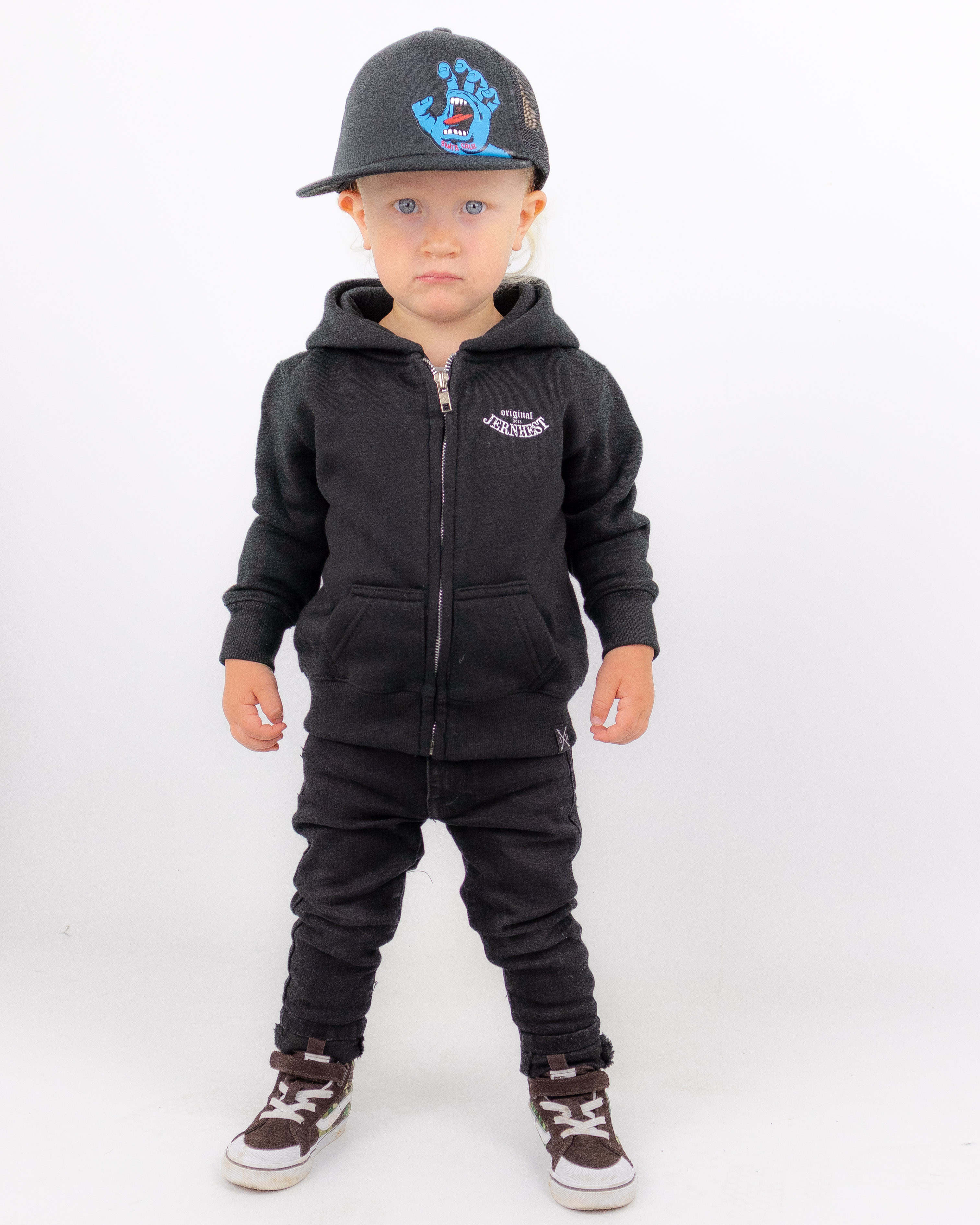 Little Native Zip Hood Black - 3