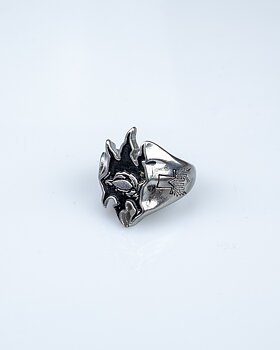 Hank 2 Ring Silver