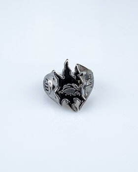 Hank 2 Ring Silver