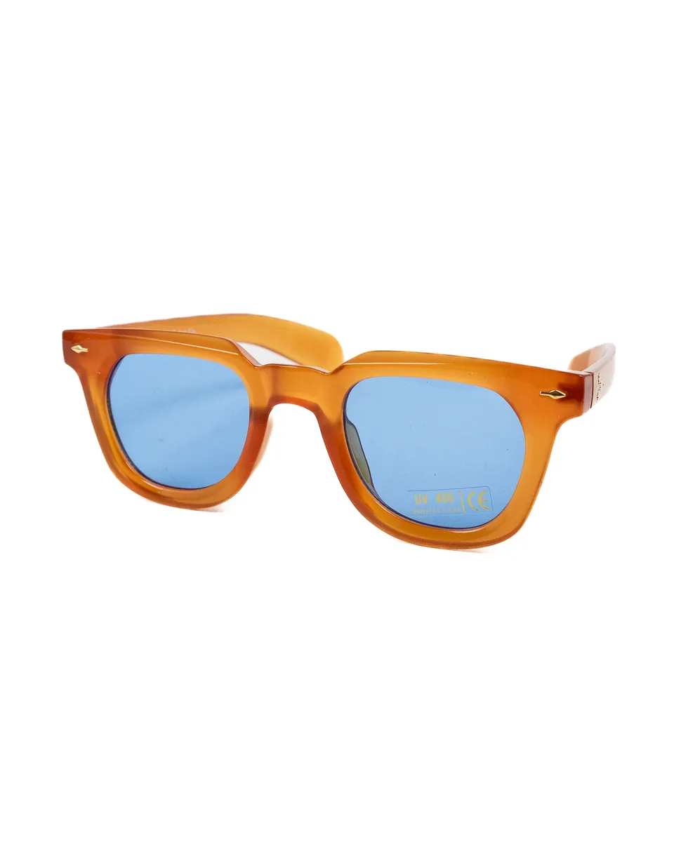 Delirium - Buzzed Sunglasses - Rust Brown / Blue