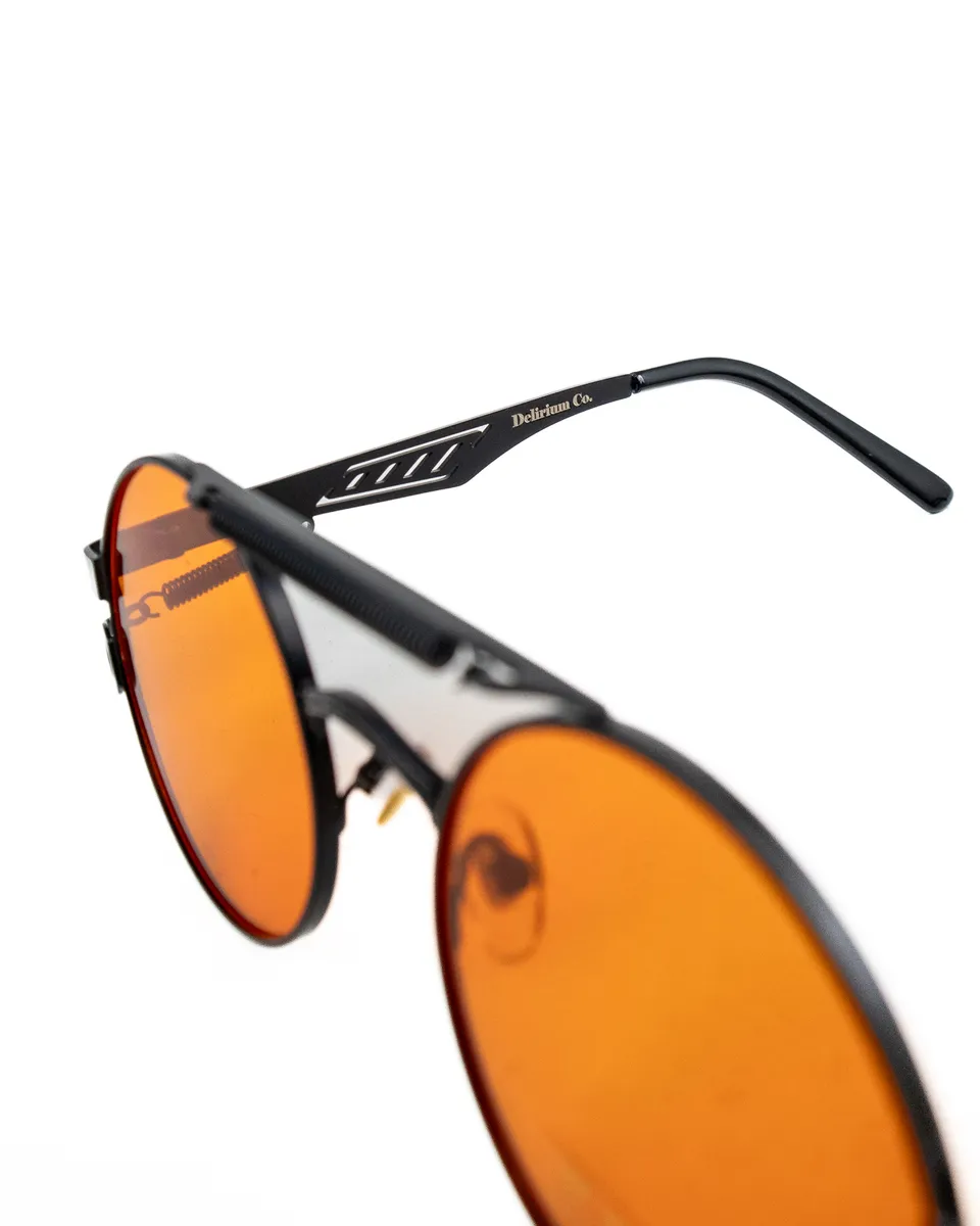 Delirium - Blacka Sunglasses - Black / Orange - 4