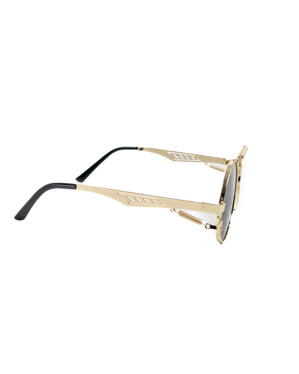 Delirium - Blacka Sunglasses - Gold / Black - 2