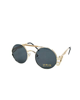 Delirium - Blacka Solglasögon - Guld / Svart