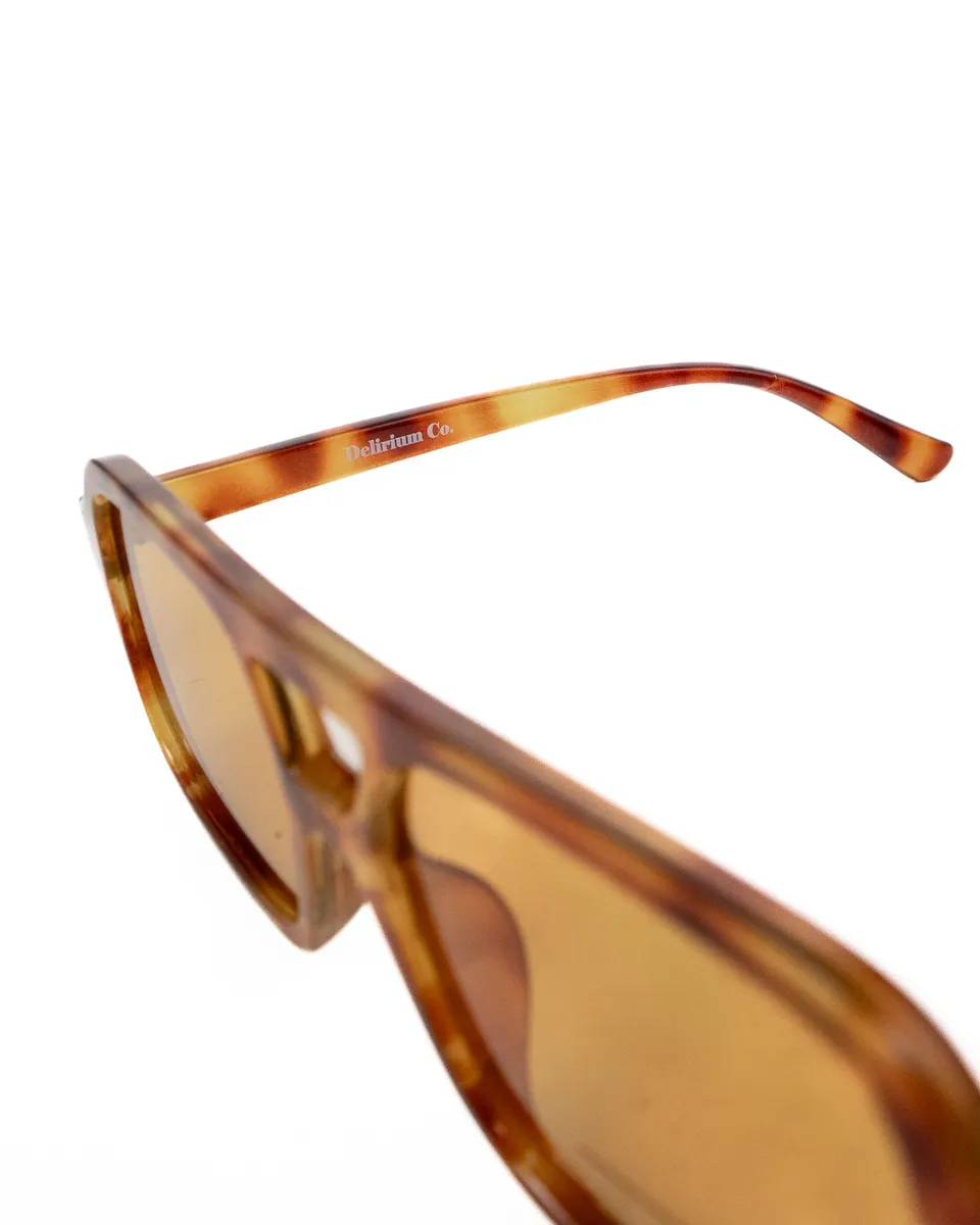Delirium - Woozy Sunglasses - Brown / Yellow - 2