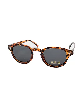 Delirium - Fuzzy Sunglasses - Brown / Black