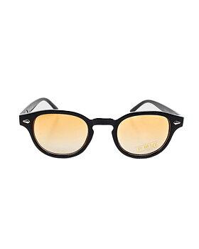 Delirium - Fuzzy Sunglasses - Black / Orange