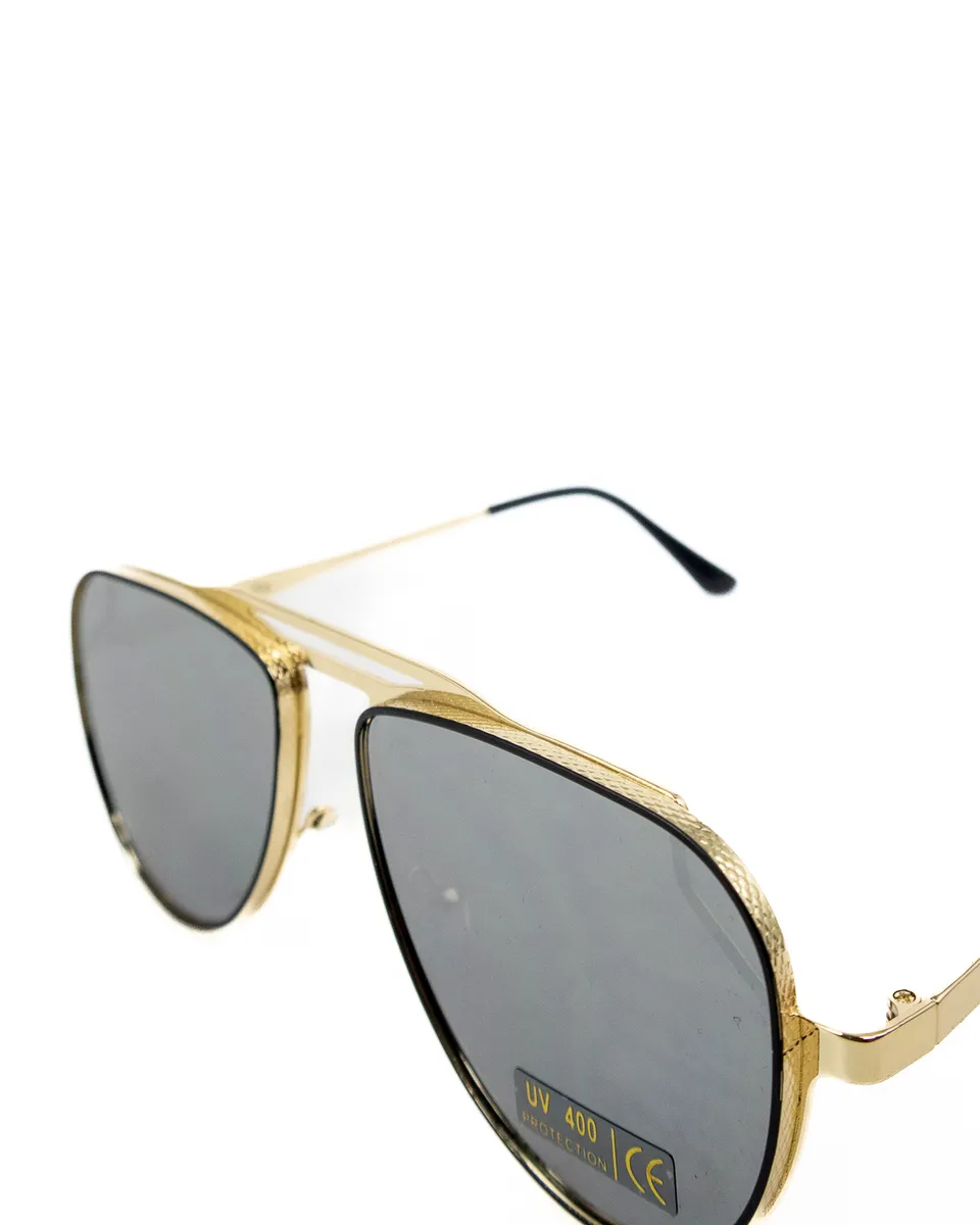 Delirium - Tanked Sunglasses aviator - Gold / Black - 4