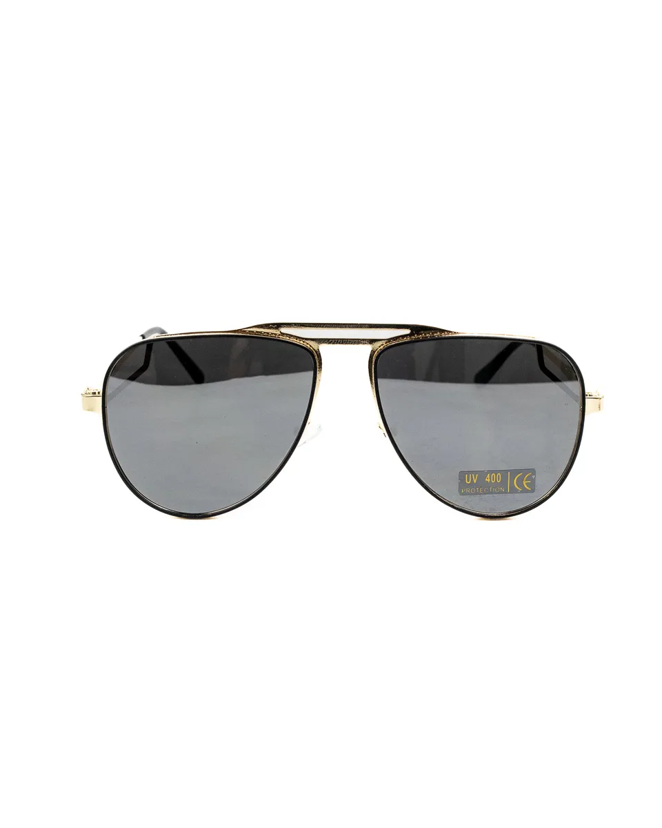 Delirium - Tanked Sunglasses aviator - Gold / Black - 3