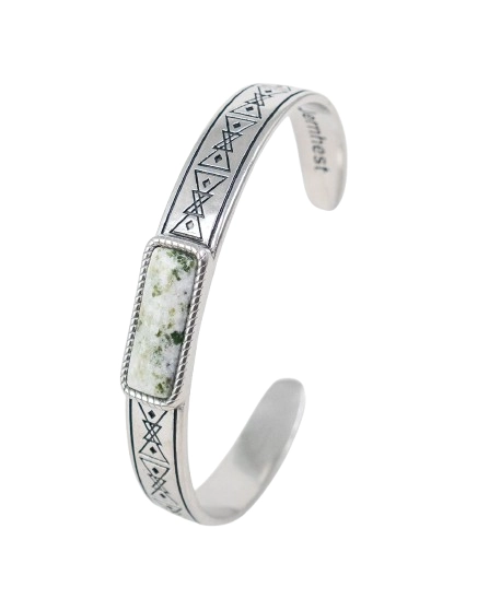 Jernhest - Forsjo Bracelet - Swedish Marble Bangle - 3