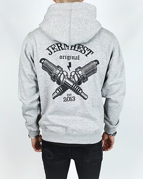 Spark Zip Hood Grey