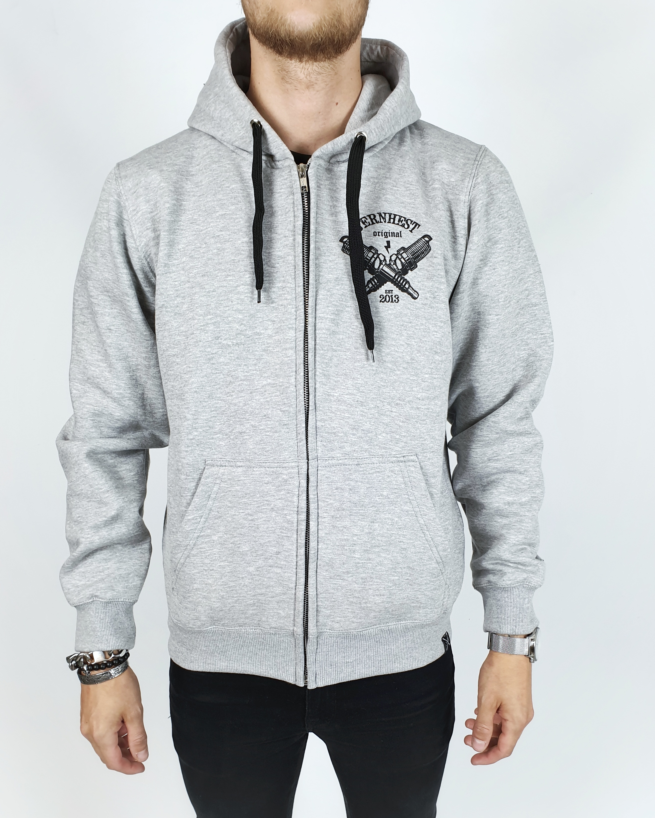 Spark Zip Hood Grey - 4