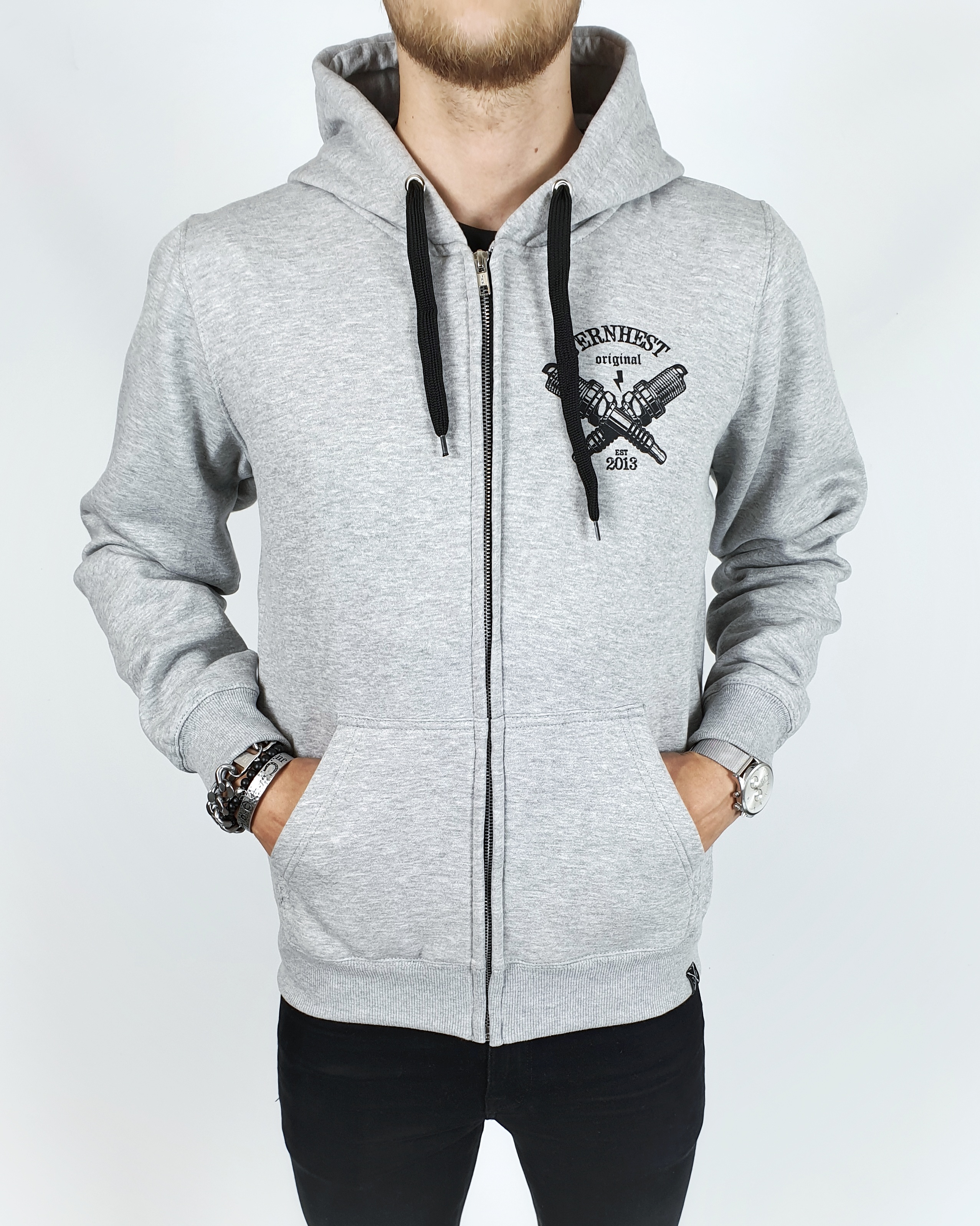 Spark Zip Hood Grey - 2