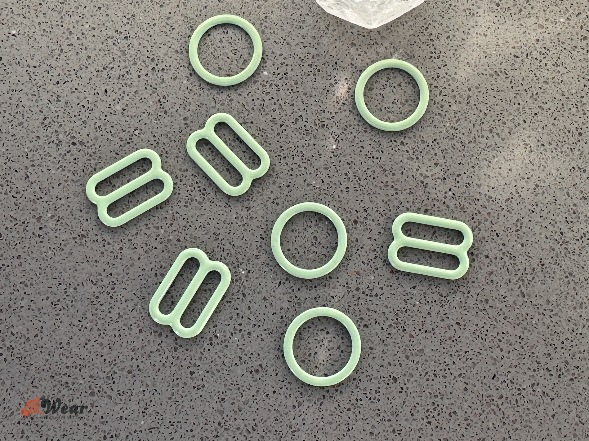 Ring 12 mm - Pistachio green