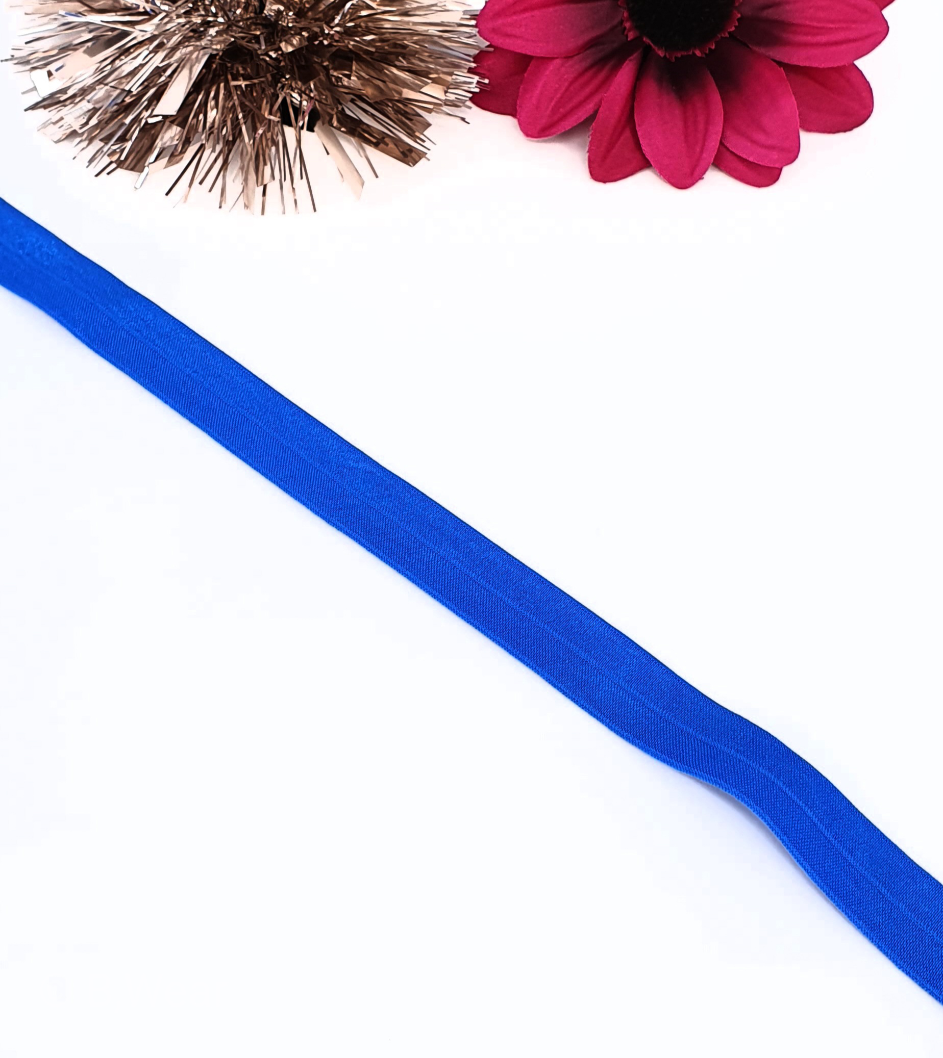 Royal blue Fold over elastic 20 mm B,Wear