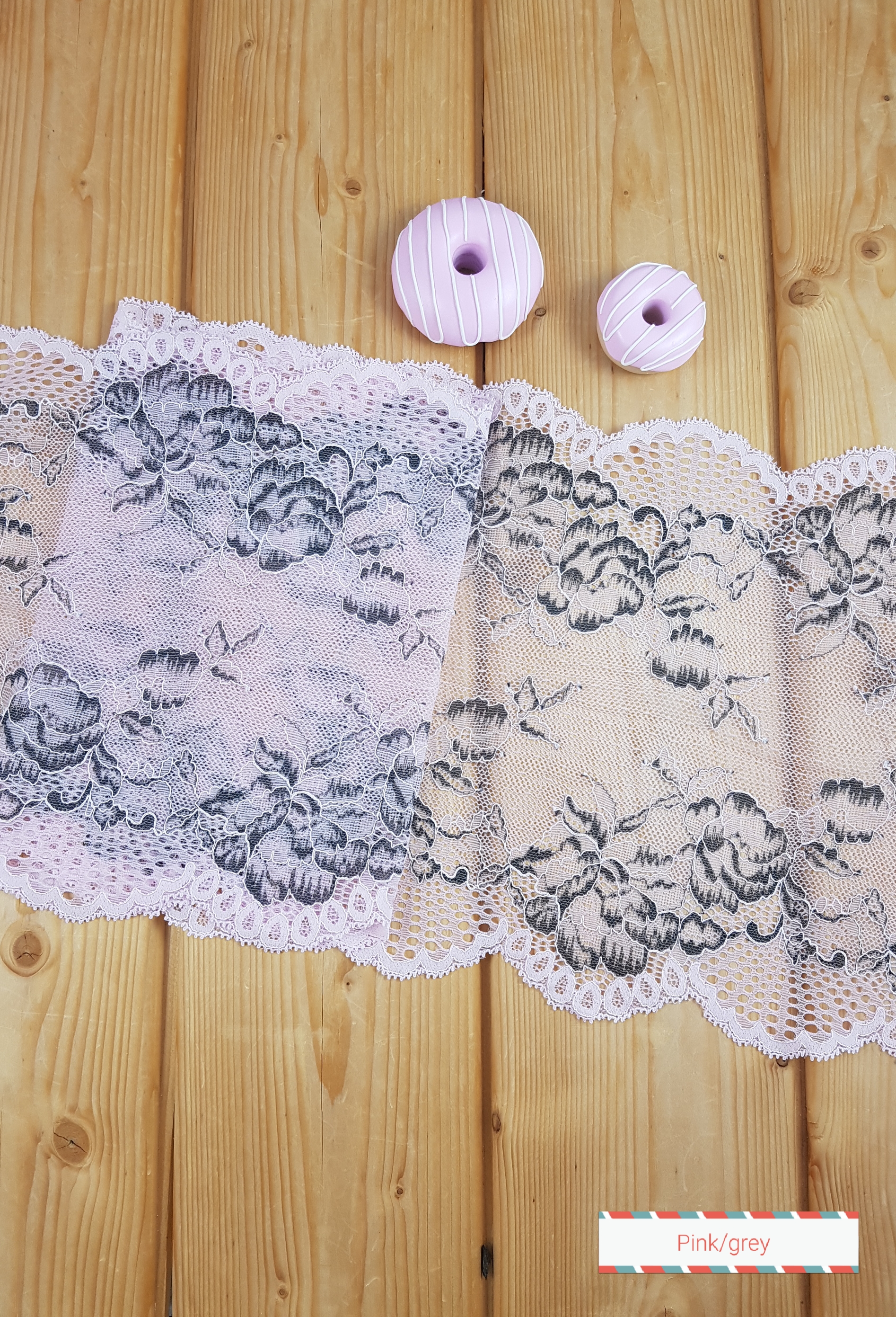Lace with stretch 22 cm - 2