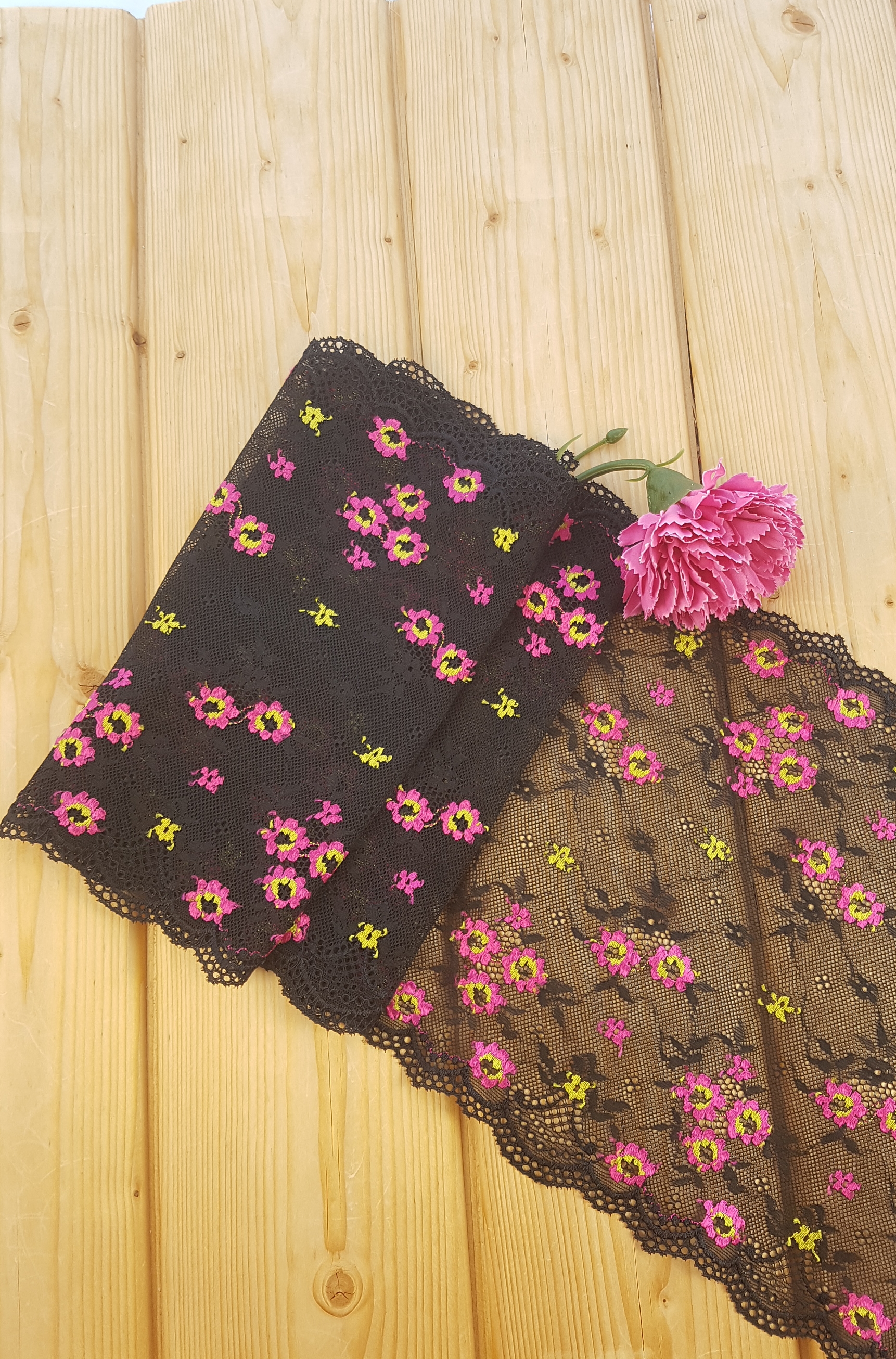 Lace with stretch 22 cm - 8