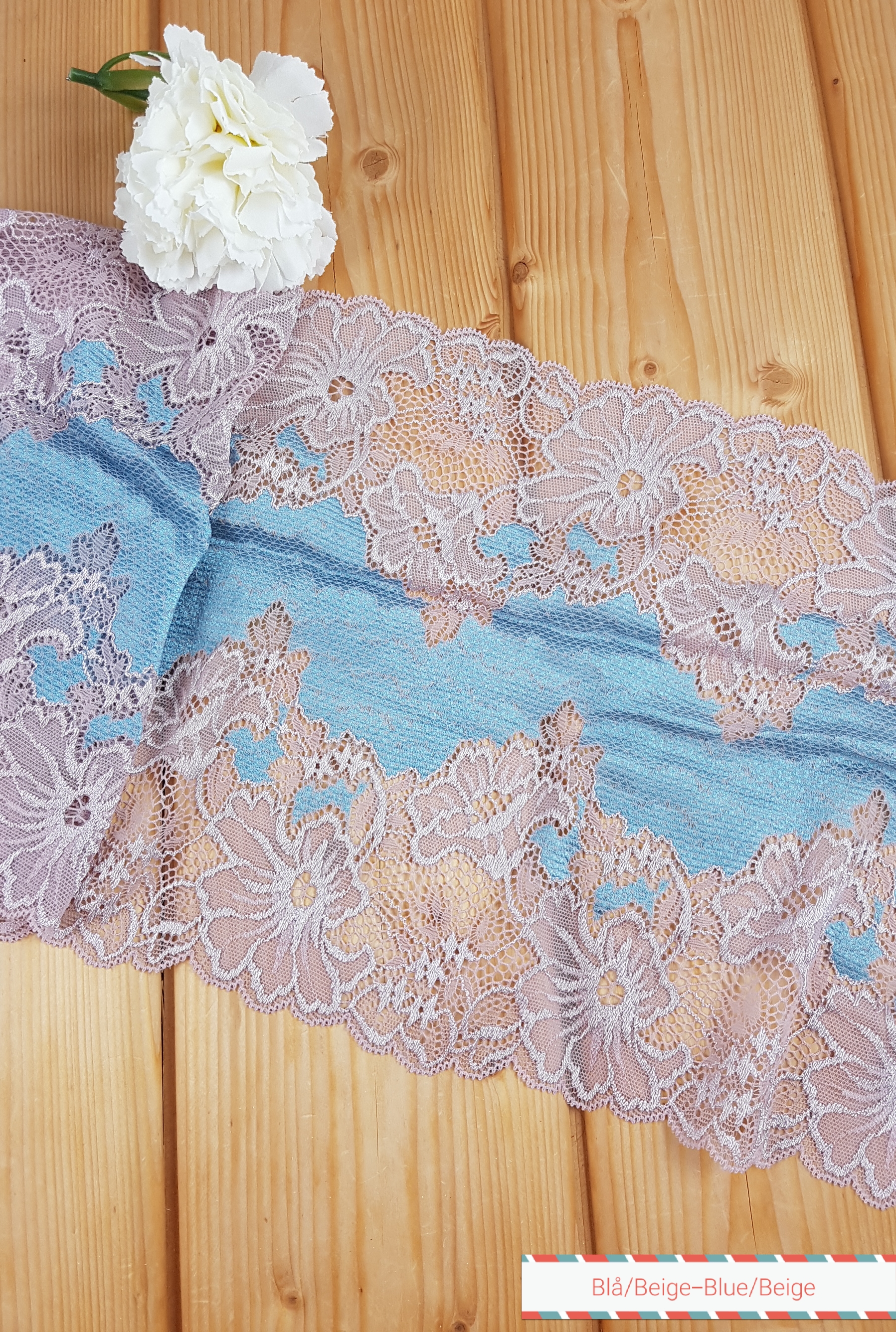 Lace with stretch 22 cm - 6