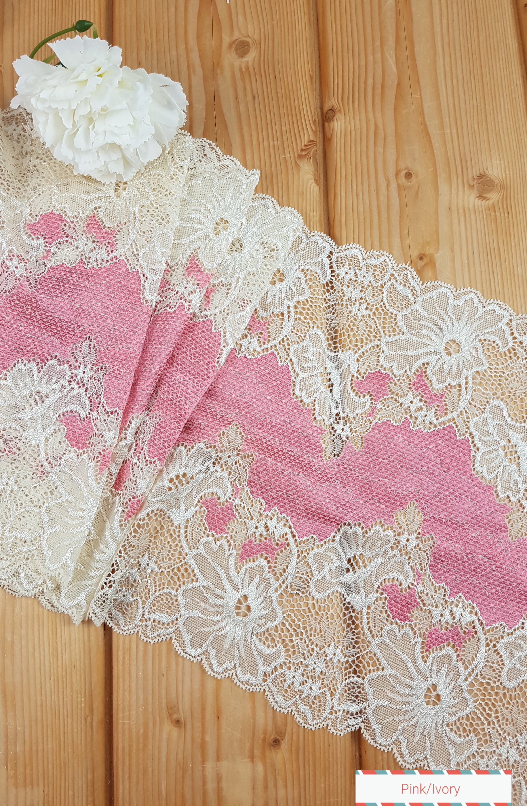 Lace with stretch 22 cm - 4