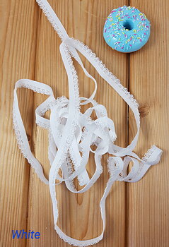 Cute pantie elastic - White