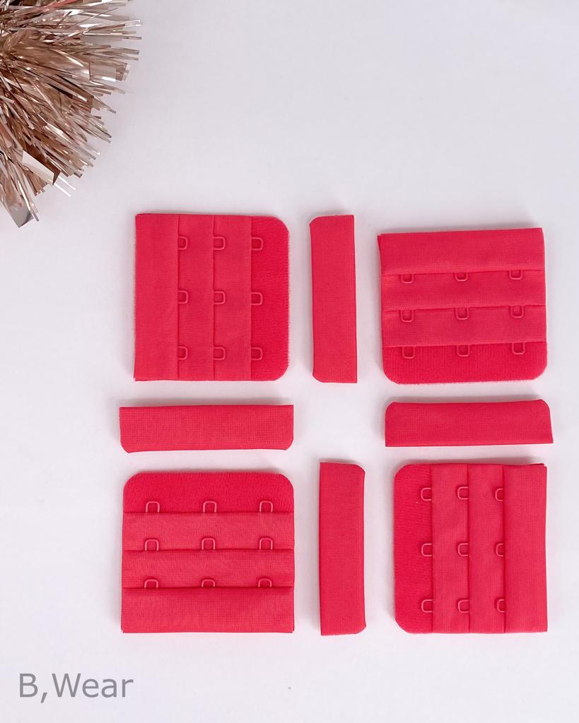 Hook & Eye 3x3 - Raspberryred