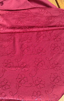 Blommönstrad jacquard