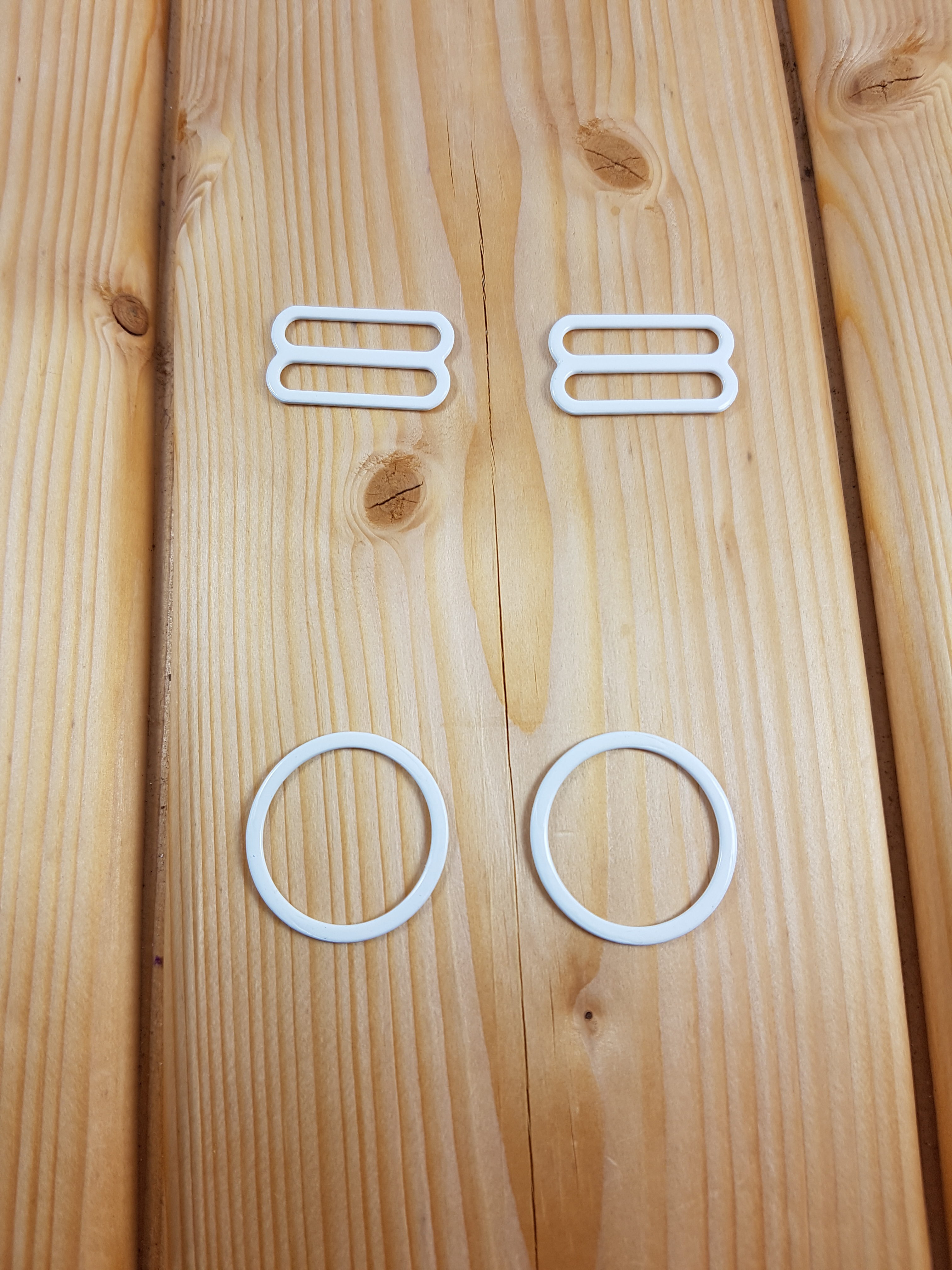 Set Ring & slider for Bra 25 mm  - 2