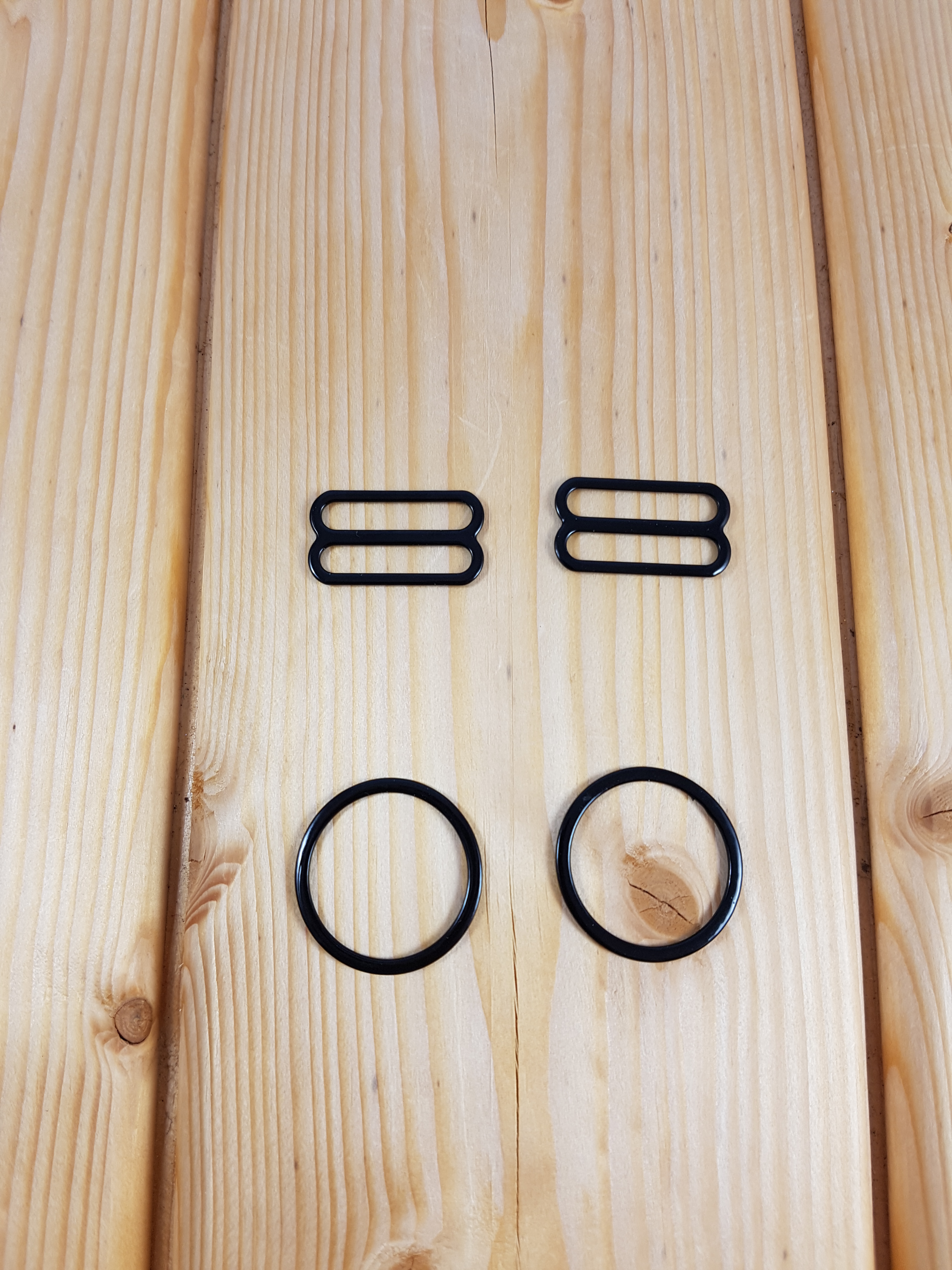 Set Ring & slider for Bra 25 mm 