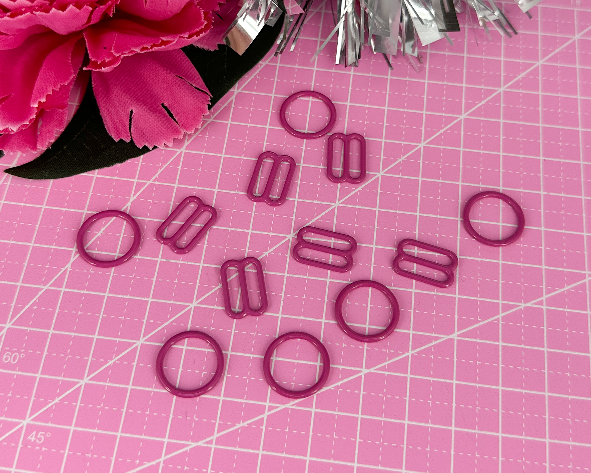 Sleif till bh, 12 mm - Fuchsia
