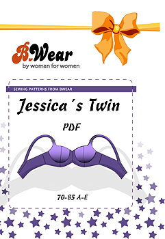 Mönster Jessica's Twin  70-85 A-E - PDF