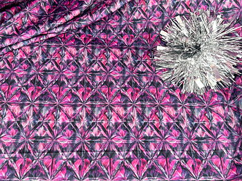 Trostyg - Mönstrat fuchsia