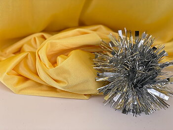 Sheer fabric for lining - Light yellow