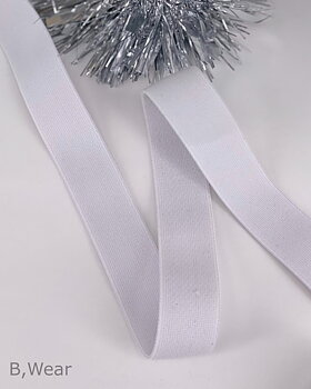 25 mm wide elastic - Off-white