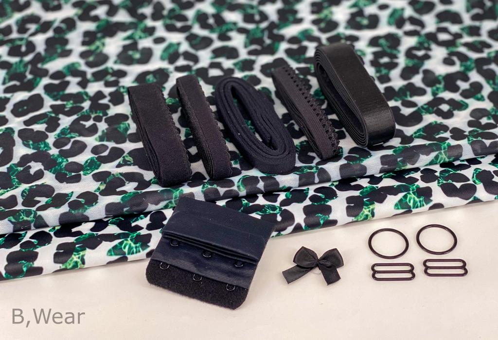 Jade - Leopard bra kit