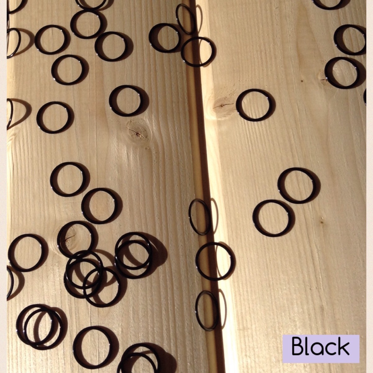 Ring 18 mm - Svart