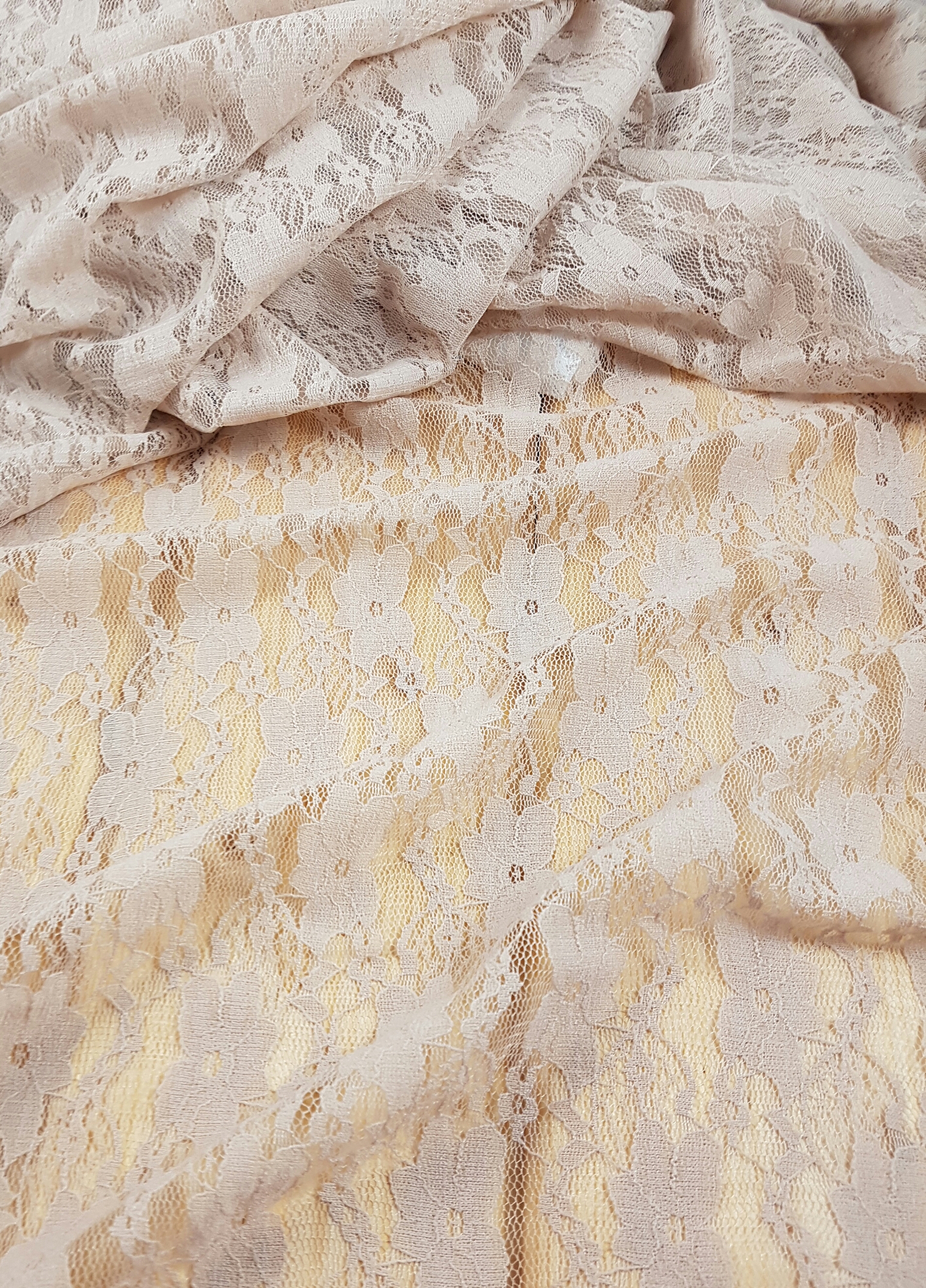 Wide stretch lace