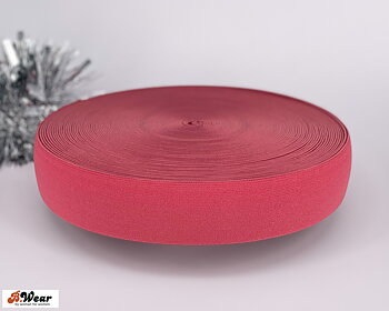 40 mm bred Ljus hallonrosa