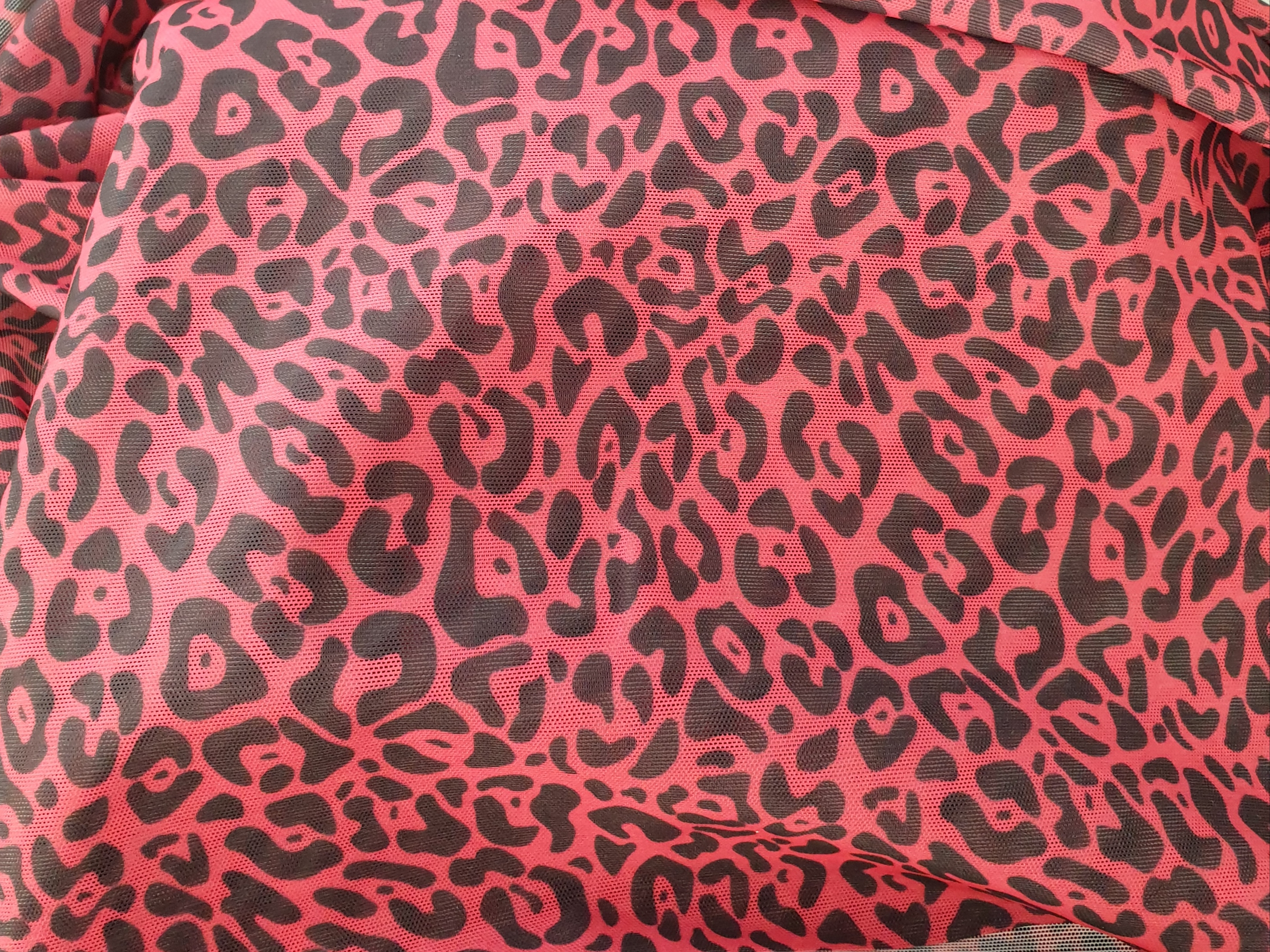  Tulle - Fuchsia Leopard