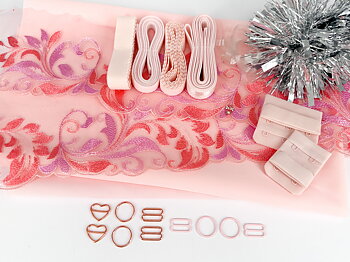 Pretty in Rosé - BH kit med spets 