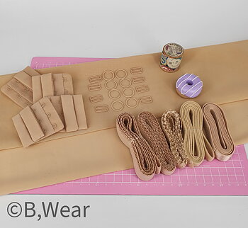 Start kit Beige - Bra making without pattern