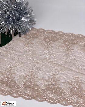 Lovely Beige stretch lace - 22 cm