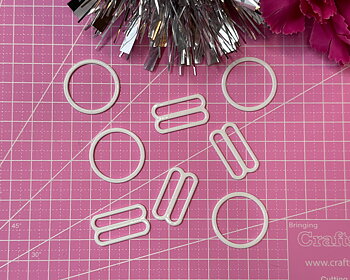 Set Ring & sleif 25 mm - Vit