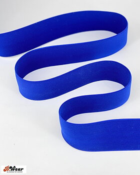 40 mm bred resår - Koboltblå