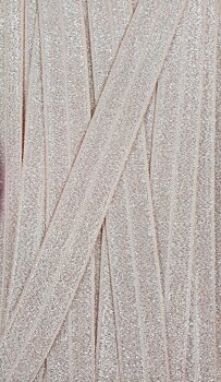 Fold Over Elastic Glitter 20 mm - Light peach