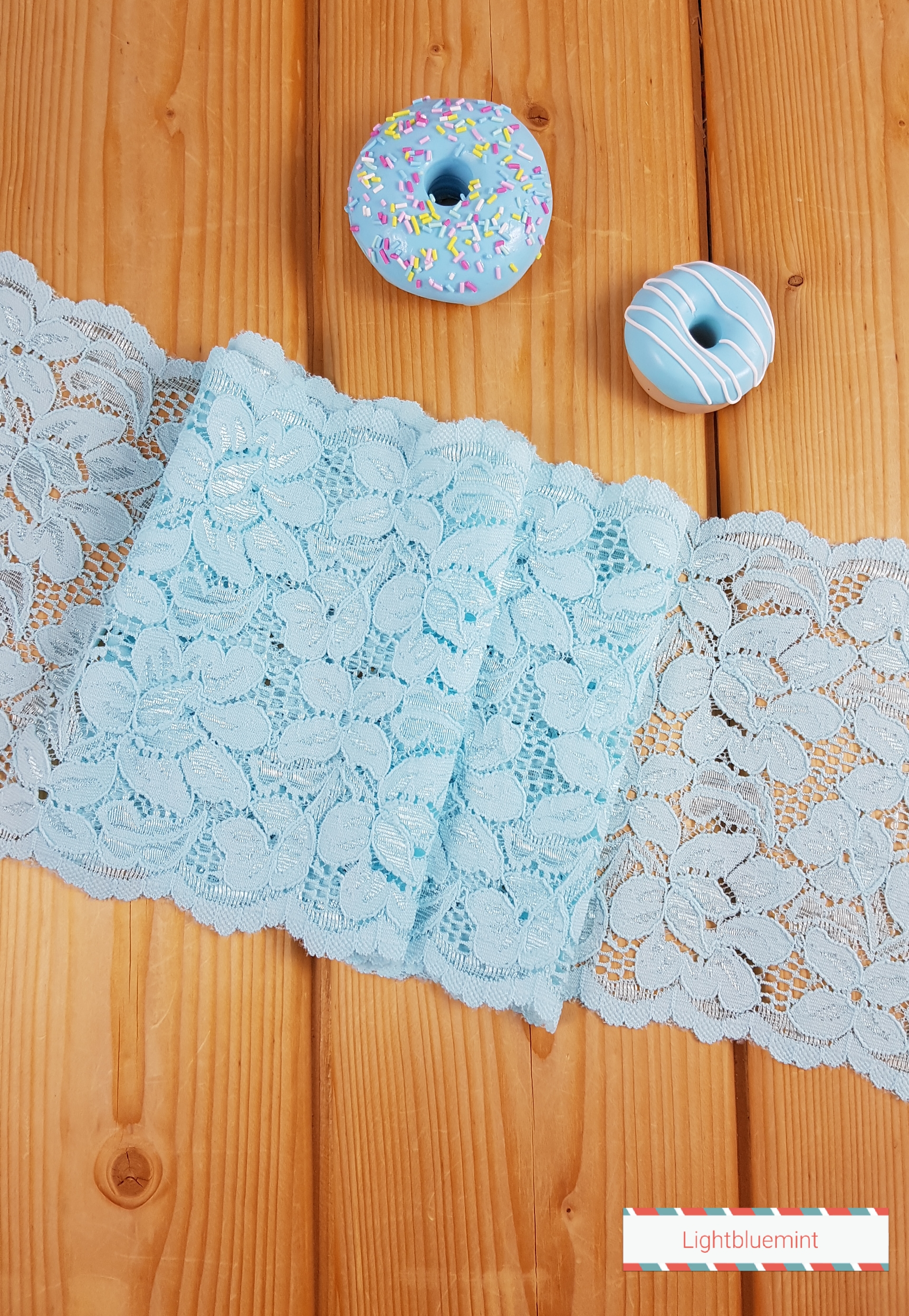 Lace with stretch