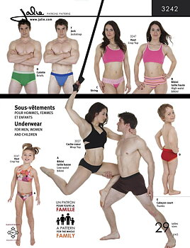Jalie Underwear for Men, Woman and Children 3242