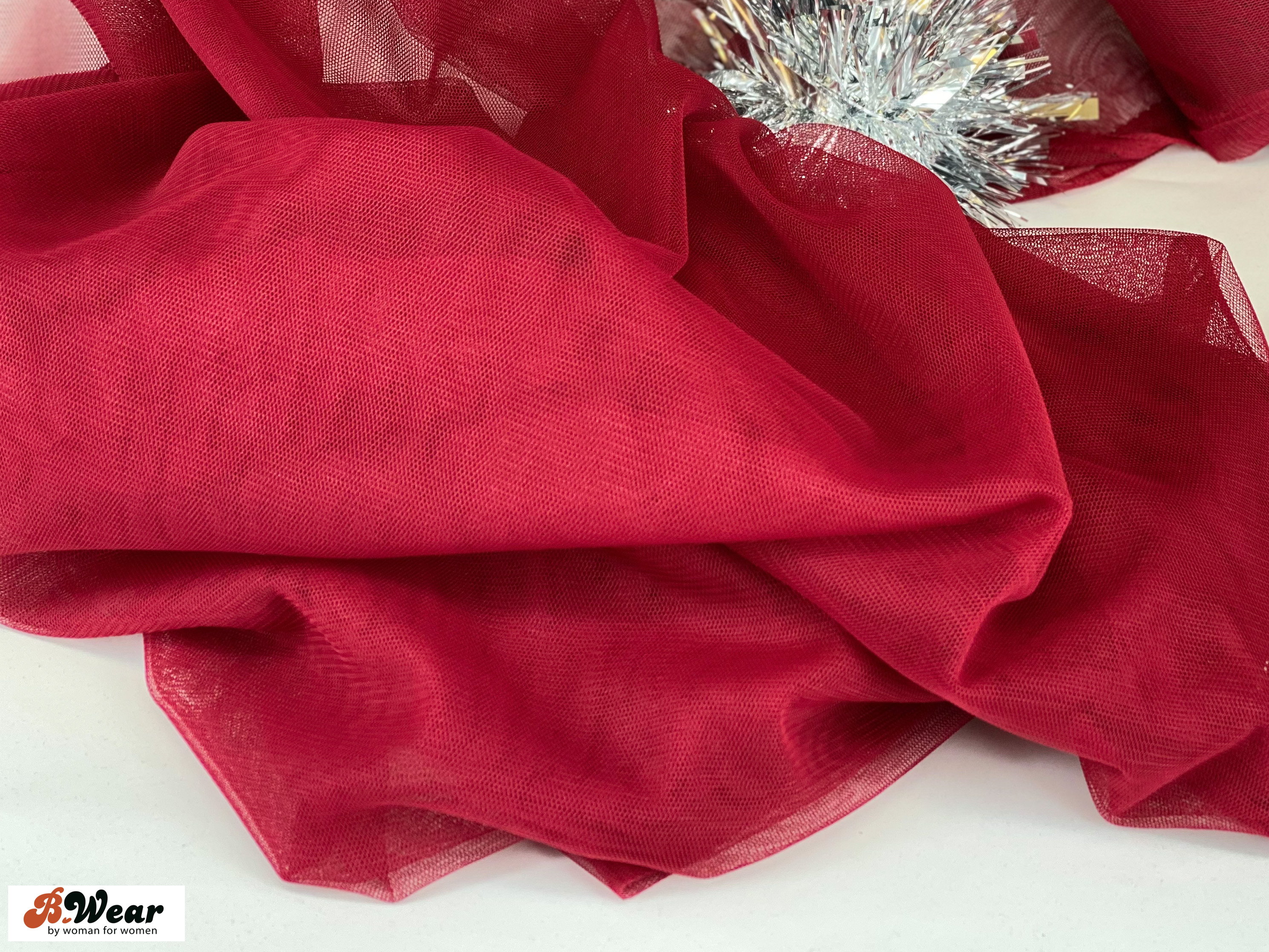 Soft bra tulle - Black Cherry II