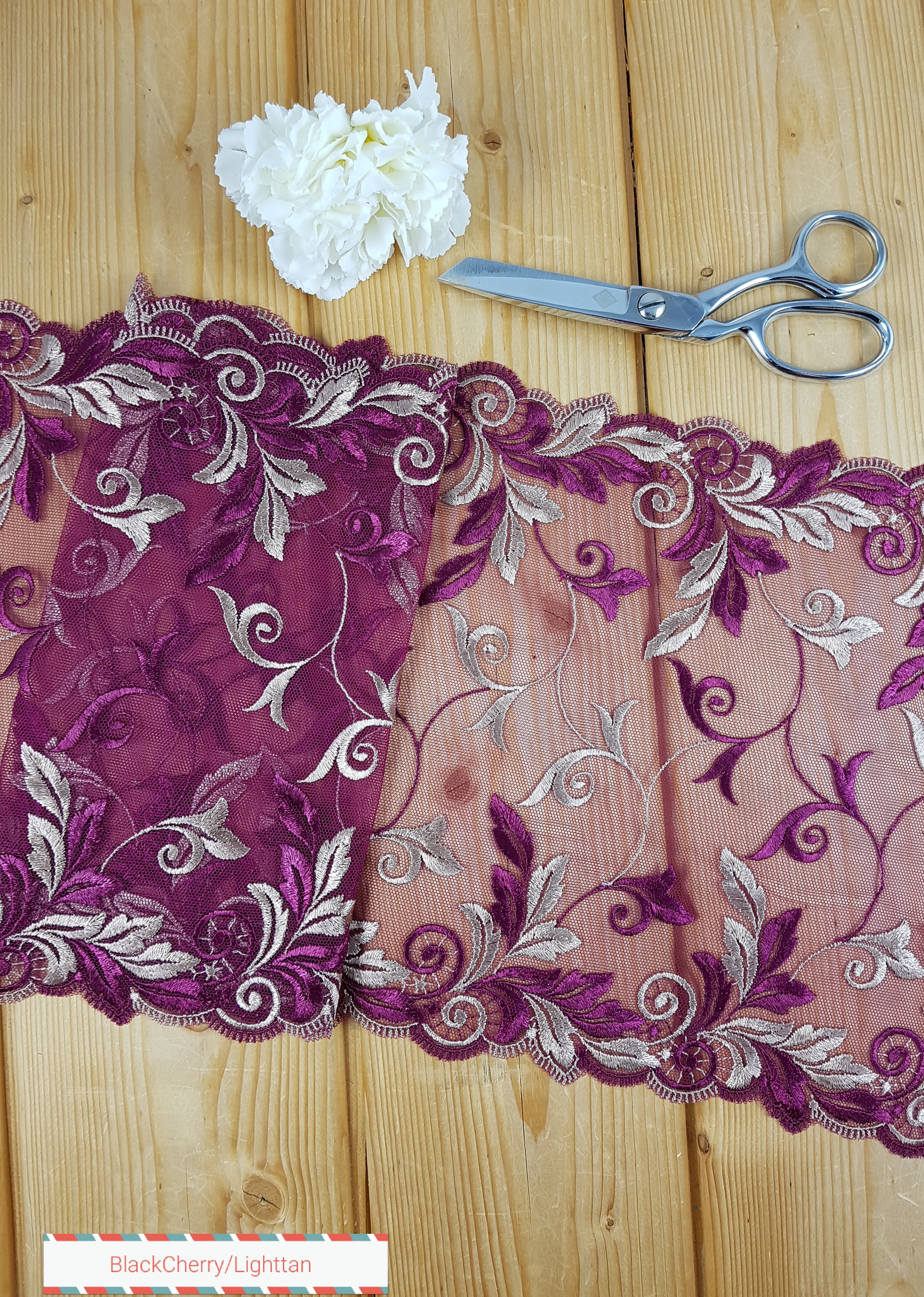 Non-stretch Lace in various widths