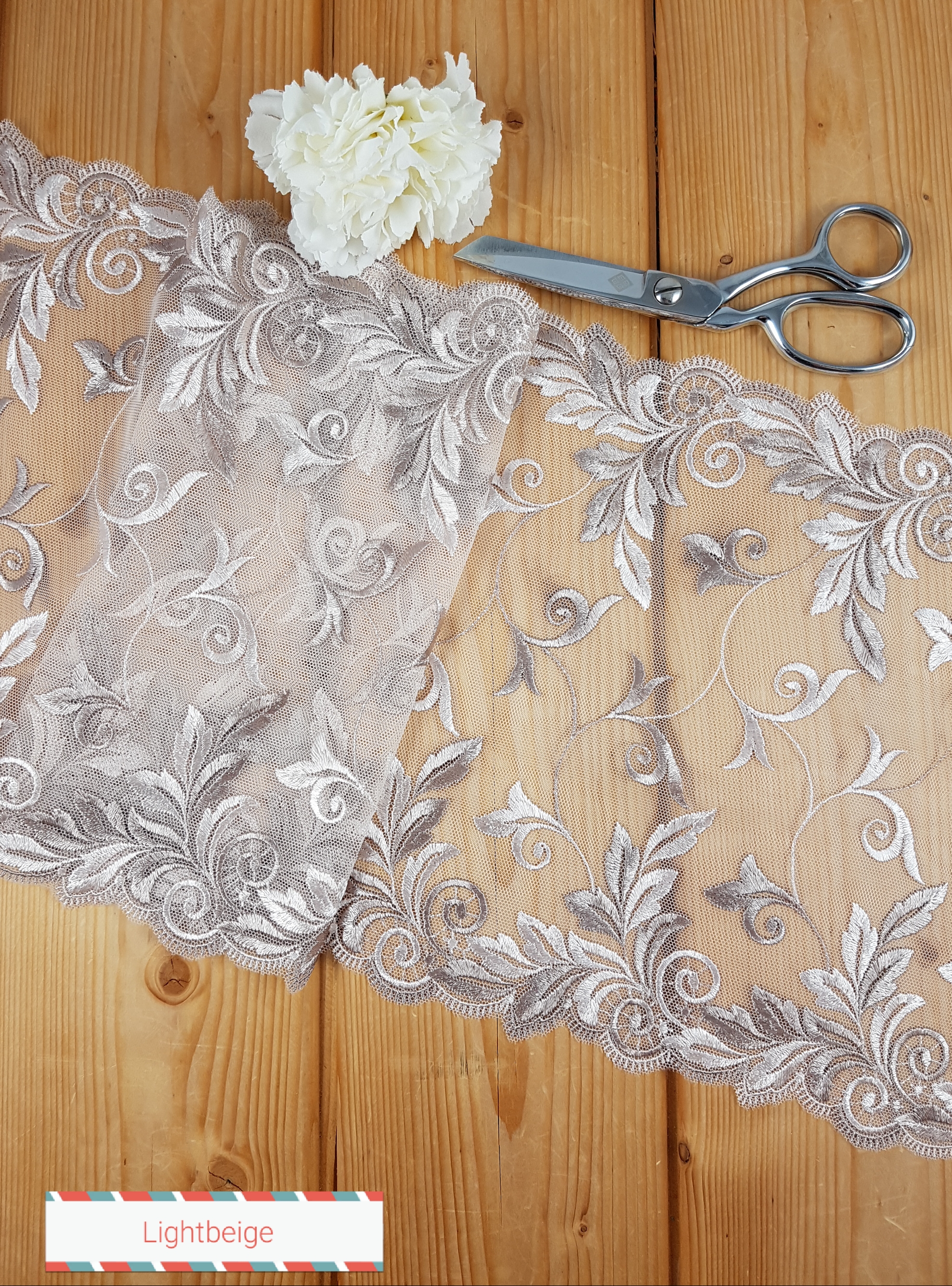 Non-stretch Lace in various widths - 2