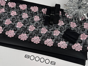 Wild roses - kit med spets till Sahaara BH/Bralette
